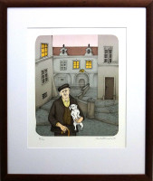Iva Hüttnerová - Na Jánském vršku ( Praha ) - grafika 